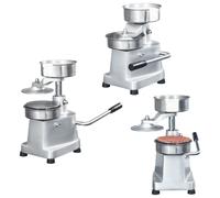 vidaXL Hamburger Press Machine with 500 Patty Papers Aluminium 13 cm