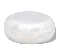 Vidaxl Hammered Aluminium Coffee Table Silver