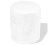 vidaXL Hammered Aluminium Stool/Side Table Silver