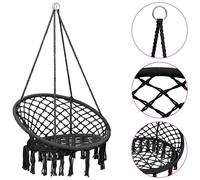 vidaXL Hammock Swing Chair 80 cm Anthracite