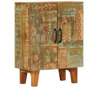 vidaXL Hand Carved Sideboard Storage Cabinet Side Cabinet Solid Wood Reclaimed