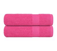 vidaXL Hand Towels 2 pcs Pink 50x100 cm 360 gsm 100% Cotton
