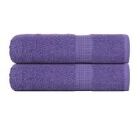 vidaXL Hand Towels 2 pcs Purple 50x100 cm 360 gsm 100% Cotton