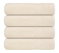 vidaXL Hand Towels 4 pcs Cream 50x100 cm 360 gsm 100% Cotton