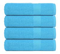 vidaXL Hand Towels 4 pcs Turquoise 50x100 cm 360 gsm 100% Cotton