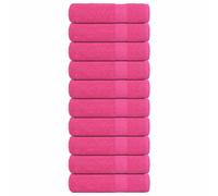 vidaXL Hand Towels 10 pcs Pink 50x100 cm 360 gsm 100% Cotton towel face towel