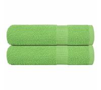 vidaXL Hand Towels 2 pcs Apple Green 50x100 cm 360 gsm 100% Cotton