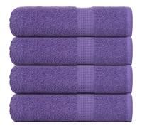 vidaXL Hand Towels "FROGN" 4 pcs Purple 50x100 cm 360 gsm