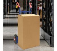 vidaXL Hand Trolley Blue and Red 57 x 46 x 113 cm Steel