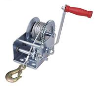 vidaXL Hand Winch - Iron - 1130 kg / 2500 Ibs Capacity - Dual Speed - Cable Length 10m - Ideal for Pickups, Trailers - Sturdy and Durable