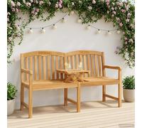 VidaXL Handcarved Rose Bench 150.5 X 60 X 95 Cm Solid Teak Wood