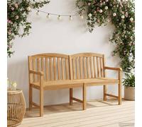vidaXL Handcarved Rose Bench 179.5 x 61 x 90 cm Solid Teak Wood