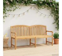 vidaXL Handcarved Rose Bench 180.5 x 60 x 96 cm Solid Teak Wood