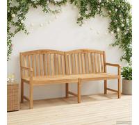 vidaXL Handcarved Rose Bench Natural 150 x 60 x 90 cm Solid Teak Wood