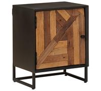 vidaXL Handmade Bedside Cabinet Beige 40 x 30 x 50 cm, Handmade Wooden Nightstan