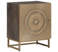 vidaXL Handmade Bedside Cabinet Coffee Brown 40 x 30 x 50 cm, Modern Bedroom Nig