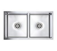 vidaXL Handmade Kitchen Sink Stainless Steel Under-mount Kitchen Sink Basin