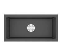 Vidaxl Handmade Kitchen Sink Black Stainless Steel