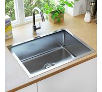 vidaXL Handmade Kitchen Sink Stainless Steel 01 UK HOT