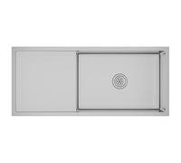 vidaXL Handmade Satin-Finished Kitchen Sink | Stainless Steel | Anti-Condensation Paint | Sound Reduction Pads | X-Flume Design for Quick Flow| Undermount & Drop-in Installation