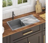 vidaXL Handmade Kitchen Sink Stainless Steel