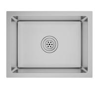 vidaXL Handmade Kitchen Sink Stainless Steel