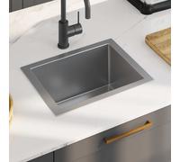Vidaxl Handmade Kitchen Sink Stainless Steel