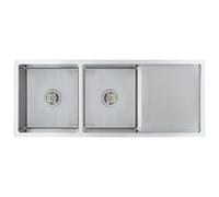 vidaXL Handmade Kitchen Sink Stainless Steel Under-mount Kitchen Sink Basin