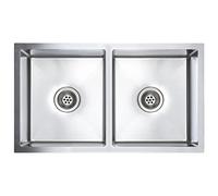 vidaXL Handmade Kitchen Sink Stainless Steel Under-mount Kitchen Sink Basin