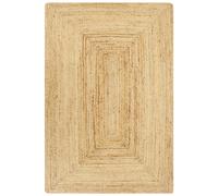 vidaXL Handmade Rug Jute Natural 120x180cm Home Room Flooring Area Carpet Mat