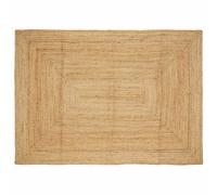Handmade Rug Living Room Floor Carpet Area Rug Floor Mat Jute Natural vidaXL