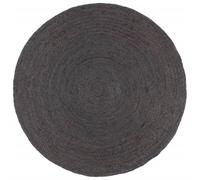 (dark grey, 81) vidaXL Handmade Rug Living Room Floor Carpet Area Rug Floor Mat Jute Round