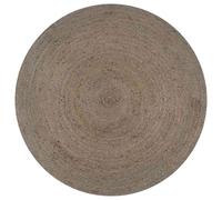 vidaXL Handmade Rug Jute Round Living Room Area Floor Protector Carpet Mat Decor