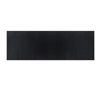 vidaXL Rug Rectangular Black 100x300 cm Bamboo