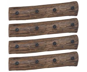 vidaXL Hanger Brown 50 x 8 x 12 cm Solid Reclaim Wood, Living Room, a Cozy Space
