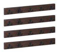 vidaXL Hanger Brown 60 x 7 x 8 cm Solid Reclaim Wood, Living Room, Comfort and S