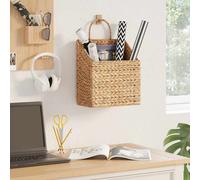 vidaXL Hanging Basket Natural 30 x 17.5 x 49.5 cm Water hyacinth