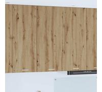 vidaXL Hanging Cabinet Artisan Oak and White 50 x 31 x 100 cm