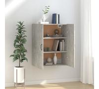 Vidaxl Hanging Cabinet Concrete Grey 69,5X34X90 Cm Engineered Wood