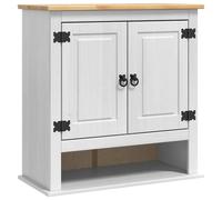 vidaXL Hanging Cabinet Corona White 70 x 33 x 71.5 cm Solid Pine Wood