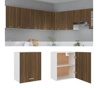 Vidaxl Hanging Cabinet Lyon Brown Oak 50X31X60 Cm Engineered Wood