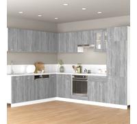 vidaXL Hanging Cabinet Lyon Grey Sonoma 60x31x40 cm Engineered Wood