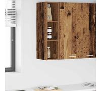 vidaXL Hanging Cabinet Old Wood 20 x 29.5 x 80 cm Engineered Wood