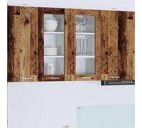 vidaXL Hanging Cabinet Old Wood 40 x 31 x 80 cm Engineered Wood
