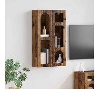 vidaXL Hanging Cabinet Old Wood 59 x 20 x 100 cm Engineered Wood