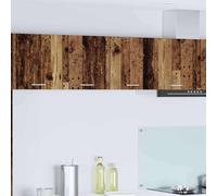 Kitchen Wall Cabinet Old Wood 80x31x40cm Engineered Wood Hanging Storage Minimal
