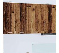vidaXL Hanging Cabinet Old Wood 80 x 31 x 80 cm Engineered Wood