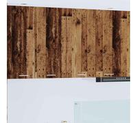 vidaXL Hanging Cabinet Old Wood 80 x 31 x 80 cm Engineered Wood