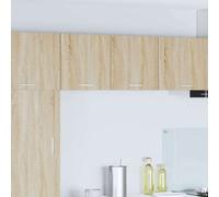 vidaXL Hanging Cabinet Riga 2 pcs Sonoma Oak and White 40 x 31 x 40 cm