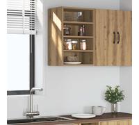 vidaXL Hanging Cabinet Riga Artisan Oak 40x29.5x60 cm Engineered Wood, Brown